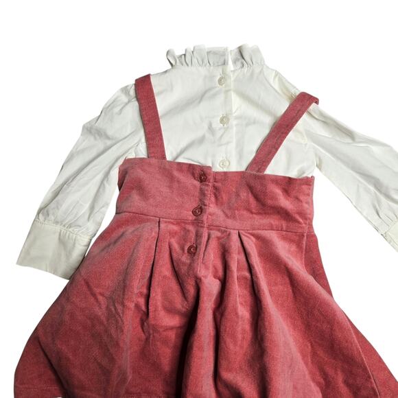 Janie & Jack Corduroy Jumper in Mauvewood Size: 12-18 Months - Picture 3 of 4